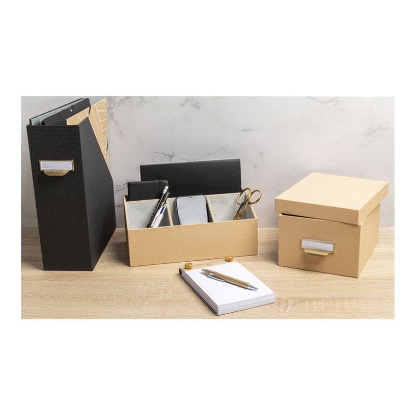 3130630686026-Exacompta OfficeByMe - Organiseur de bureau 4 compartiments - beige-P_405156886_1-4