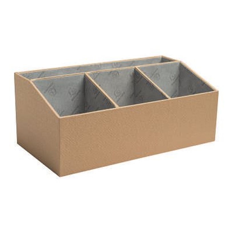 3130630686026-Exacompta OfficeByMe - Organiseur de bureau 4 compartiments - beige-P_405156886_2-0