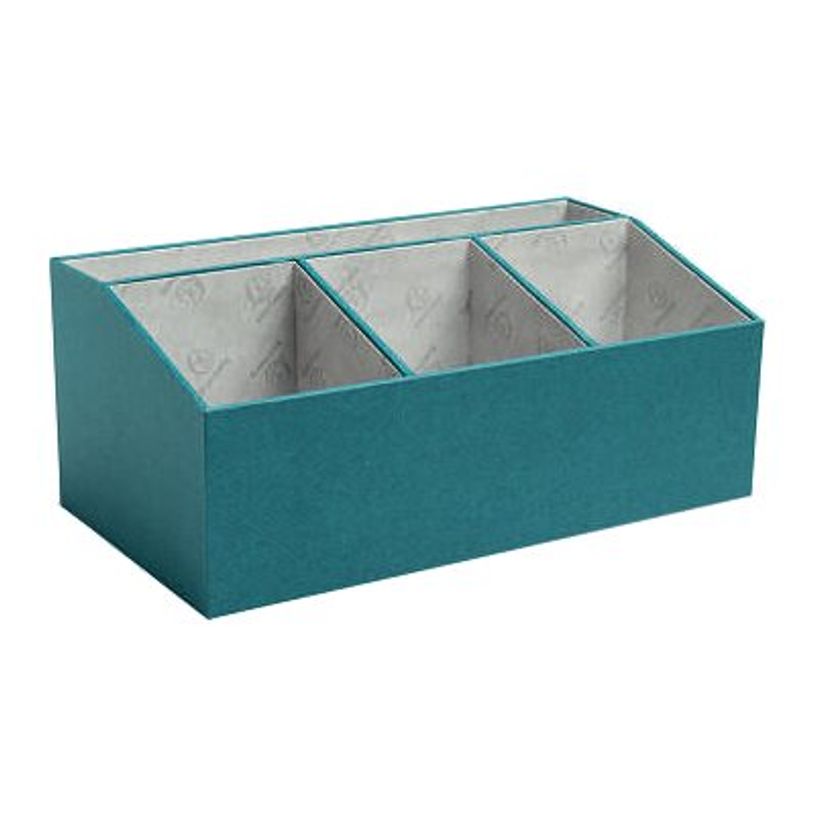 3130630686033-Exacompta OfficeByMe - Organiseur de bureau 4 compartiments - bleu canard-P_405156887_2-0