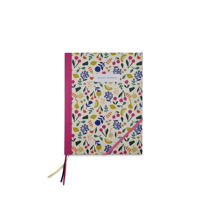 3700368758182-Bullet Journal BLUE ART EDITIONS "Cherry Bloom" Mr & Mme Clynk 17,2 x 22,6 cm--0