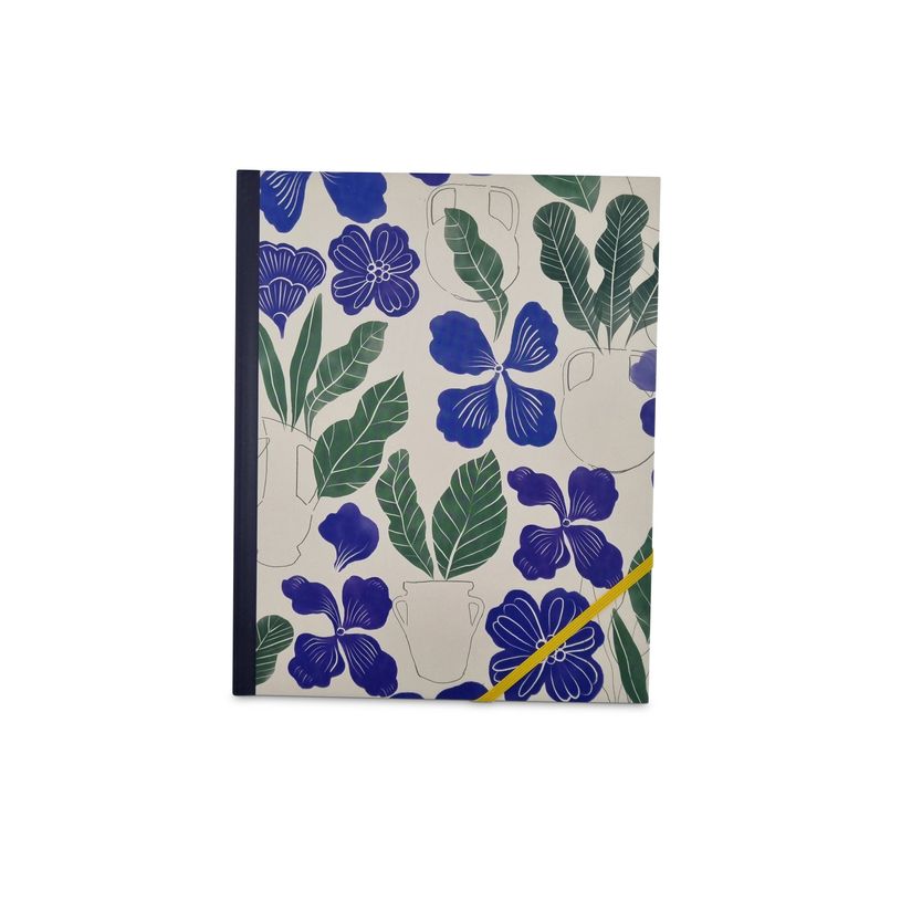 3700368757581-Notebook big BLUE ART EDITIONS "Bleuet Bloom" Mr & Mme Clynk  19 x 24 cm--0