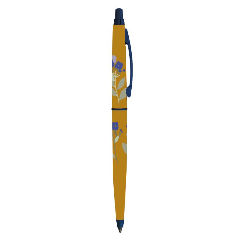 3700368757406-Stylo-bille BLUE ART EDITIONS "Lila" Mr & Mme Clink--0