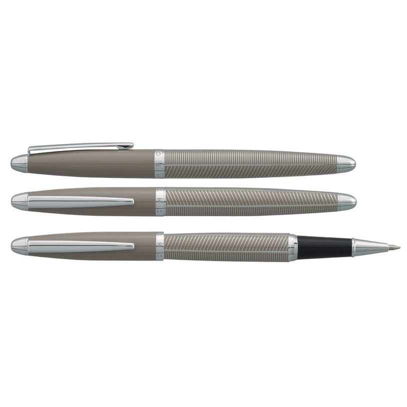 3219911830126-Roller HECHTER PARIS "Alliance Rayures" coloris gris--0