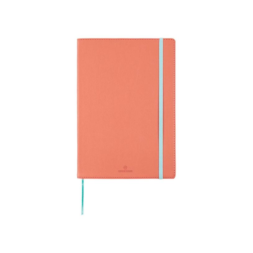 3664447151656-Oberthur Carmen - Carnet de notes souple A6 - ligné - 160 pages - corail-P_405157010_1-0