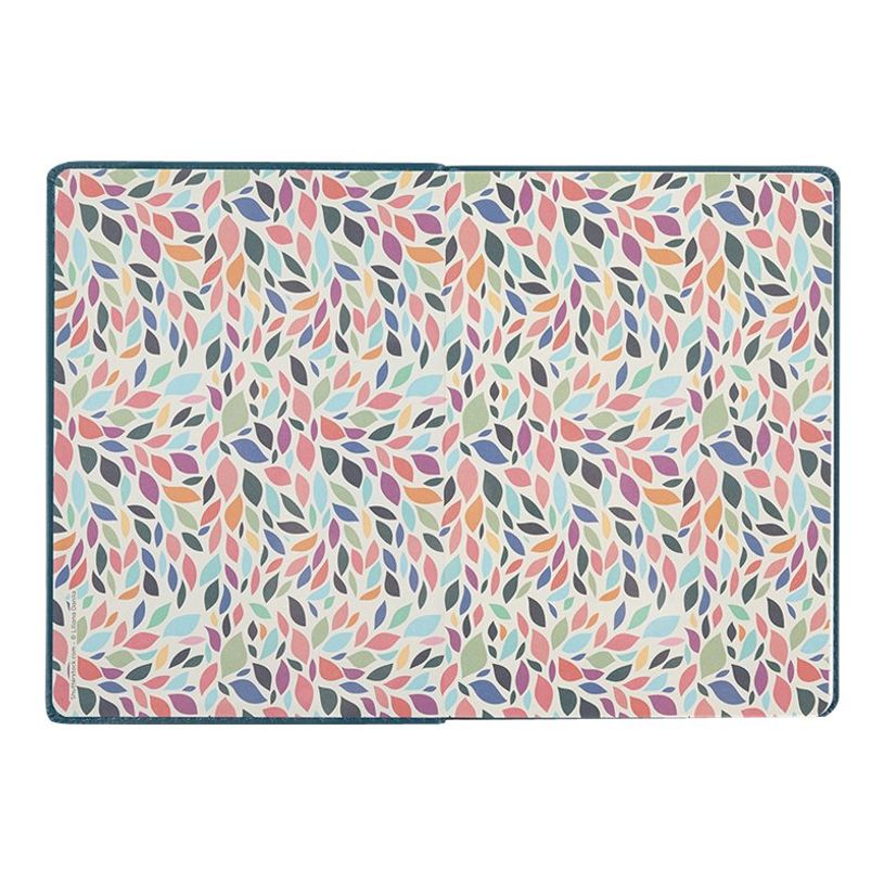 3664447151649-Oberthur Carmen - Carnet de notes souple ligné - A6 - 160 pages - bleu canard-P_405157011_4-4