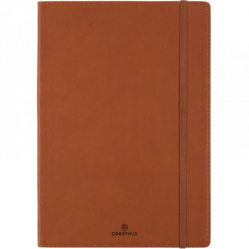 3664447151816-Oberthur - Carnet de notes souple A4 - ligné - 200 pages - cognac-P_405157013_4-0