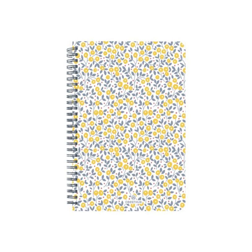 3664447152950-Oberthur Bilbao - Carnet de notes souple - B6 - ligné - 200 pages - fleurs-P_405157021_1-0