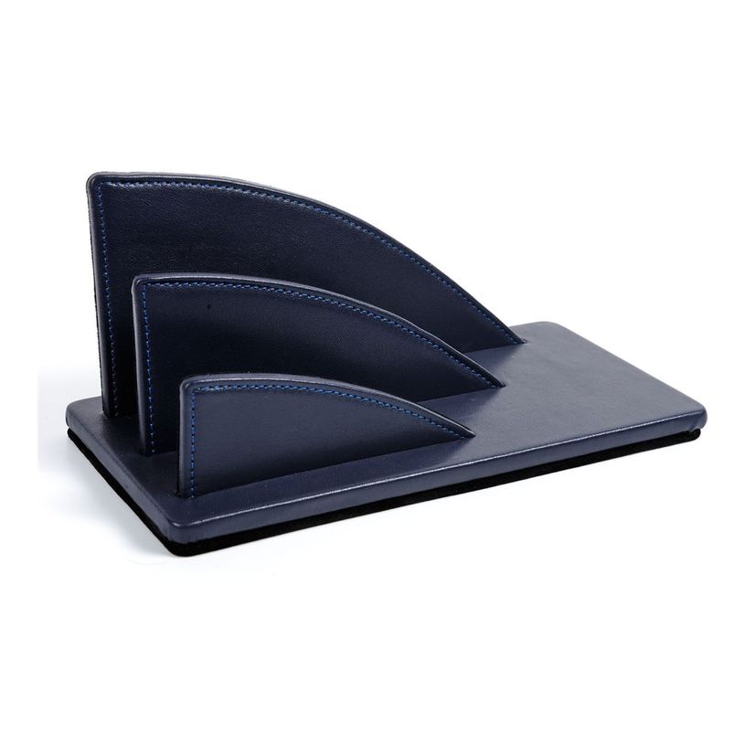 3338805002583-Quo Vadis Satiny - Trieur éventail 2 compartiments - 23,5 x 10 cm - bleu marine-P_405157053_1-0