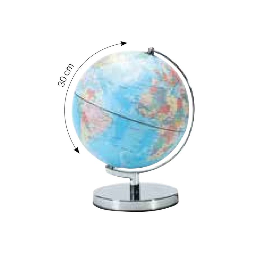 3703740251608-Sign - Globe lumineux tactile - 30 cm (diamètre) - bleu/base métallique-P_405157242_1-0
