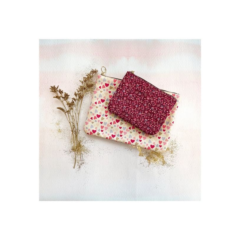 3700368758656-Blue Art Grenadine Heart - Pochette 1 compartiment - jolis cœurs-P_405157302_2-1