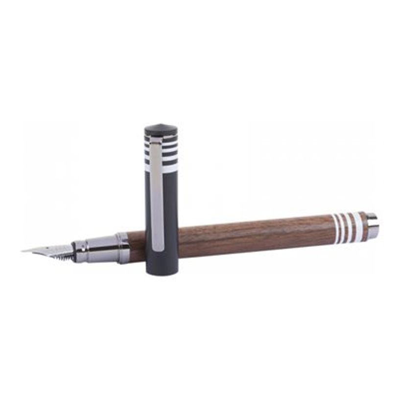 3664447161679-Oberthur Boston - Stylo plume - noyer-P_405157440_1-0