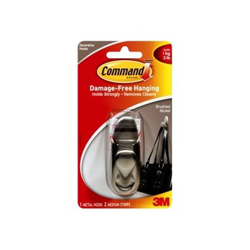 5902658100352-Command Forever Classic Medium - Crochet autocollant - nickel brossé-P_405157903_2-0