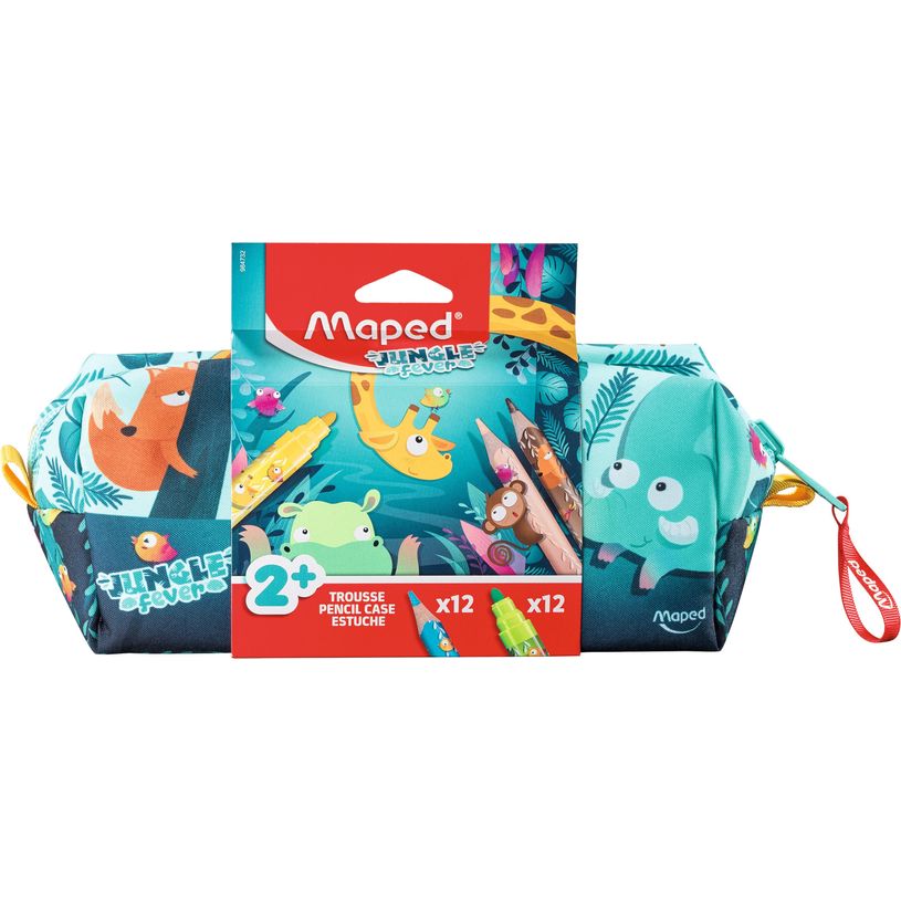 3154149847327-Maped Jungle Fever - Trousse en tissu comprenant 12 feutres JUMBO + 12 crayons de couleur -P_405157907_3-0
