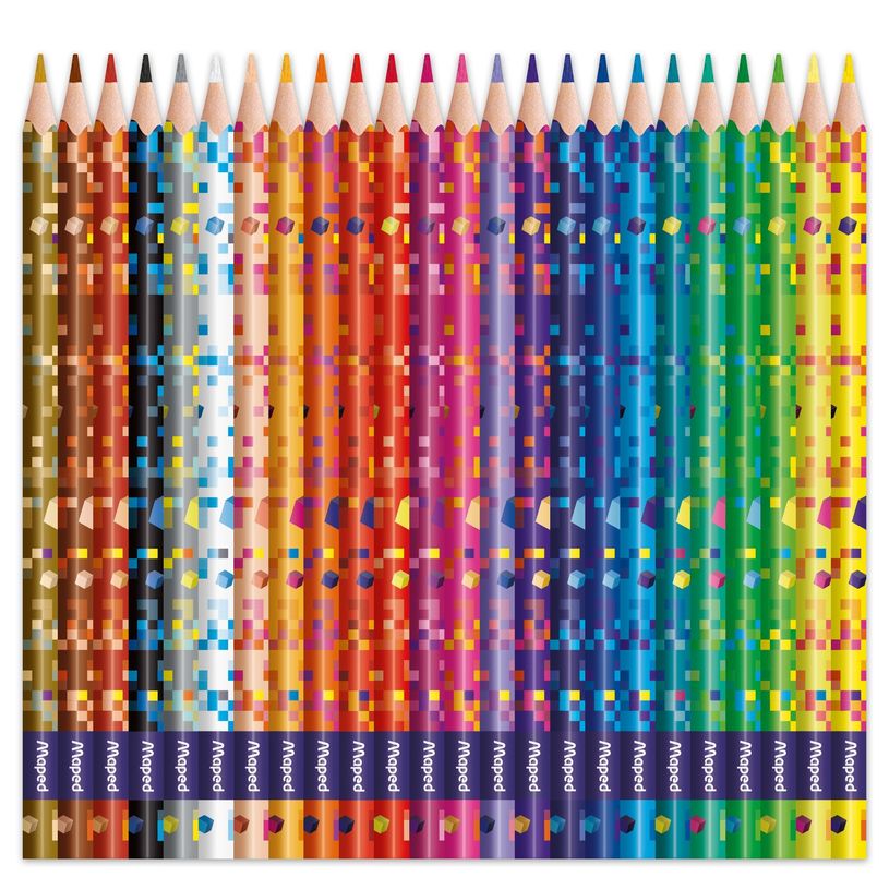 3154148622062-Maped Pixel Party - 24 Crayons de couleur en pochette carton-P_405157915_3-1