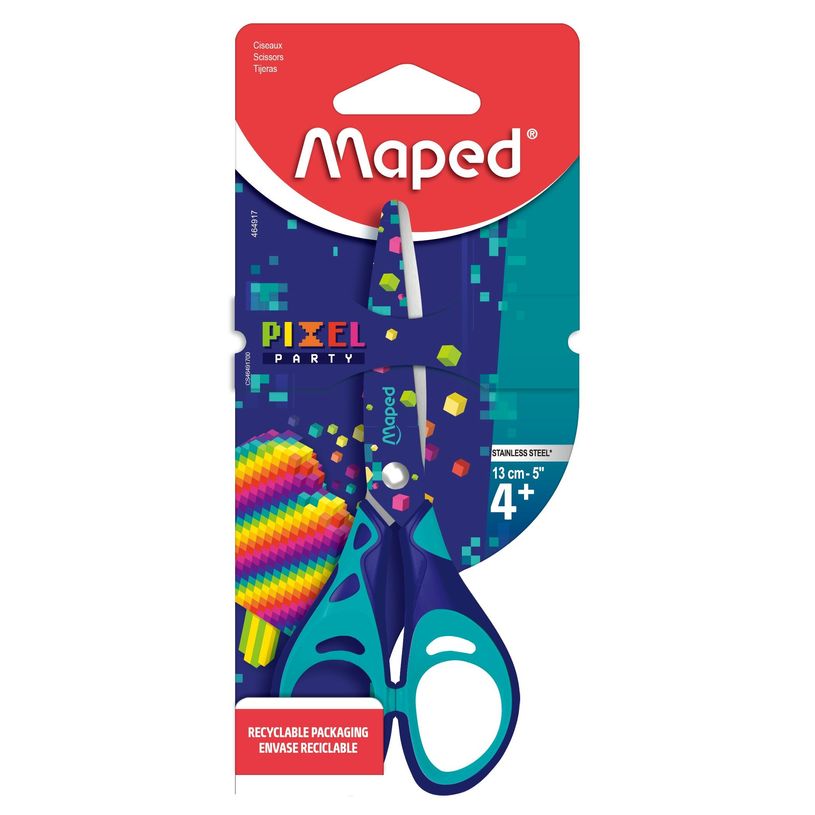 3154144649179-Maped Pixel Party - Ciseaux 13 cm symétriques (blister) - différents modèles disponible-P_405157927_1-0