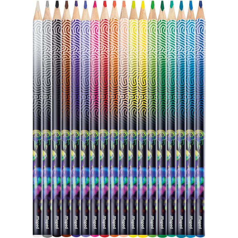 3154148317043-Maped Deepsea Paradise - 18 Crayons de couleur bois - pochette carton-P_405157934_2-1