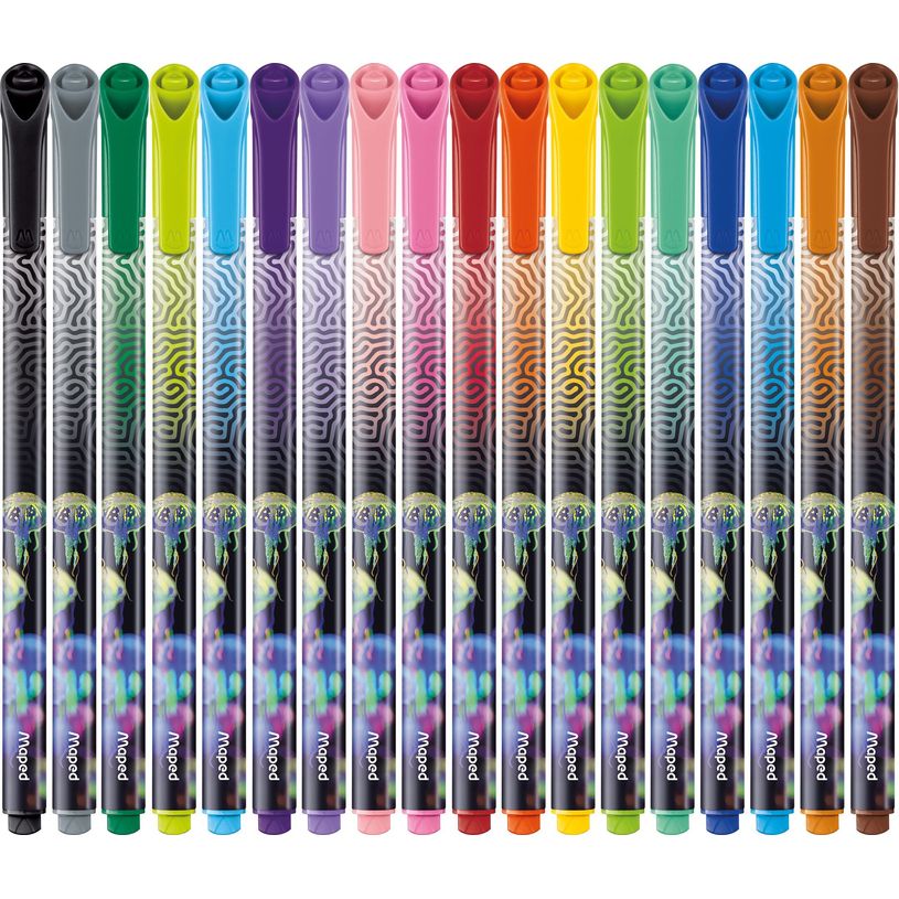 3154148444046-Maped Deepsea Paradise - 18 Feutres Premium - pointe 2,5mm - pochette carton-P_405157936_2-1