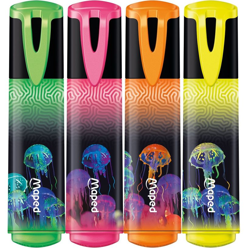 3154147407103-Maped Deepsea Paradise - 4 Surligneurs en blister-P_405157952_2-1