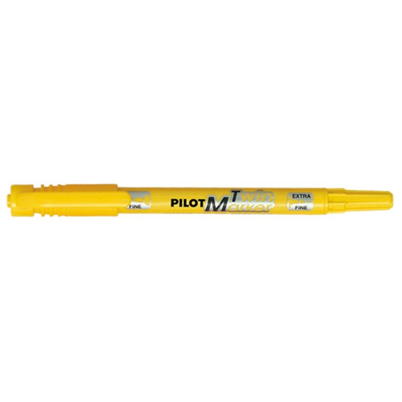 4902505169687-Pilot TWIN MARKER - Marqueur permanent - double pointe fine - jaune-P_405158010_2-1