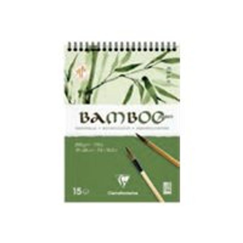 3329689759205-Clairefontaine Bamboo - Bloc encollé aquarelle - 15 feuilles - A3 - 250 gr-P_405158053_1-0