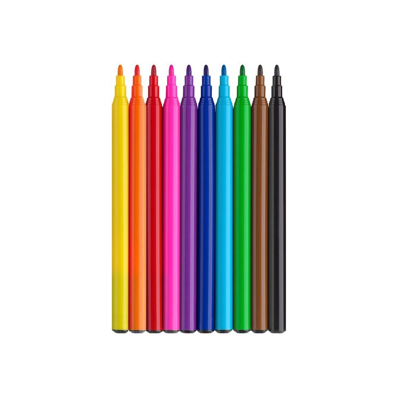 4005405542137-Faber-Castell Special Edition Licorne - 13 Crayons-feutres - couleurs assorties - encre à-P_405158086_4-2