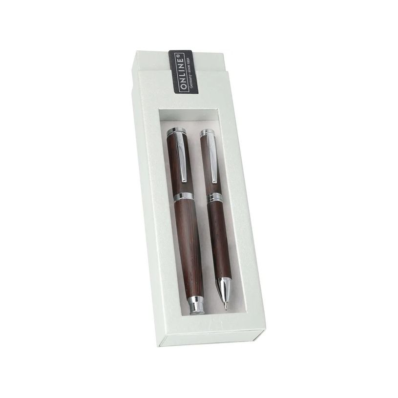 4014421311788-Online Nature Style - Parure de stylo plume et stylo à bille - bois noir-P_405158459_1-0