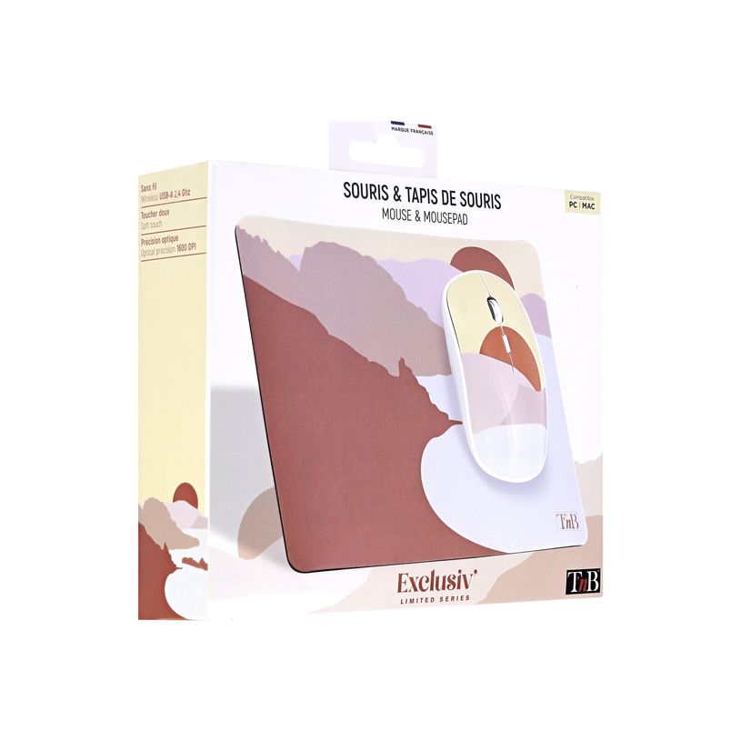 3303170114438-T'nB EXCLUSIV COAST - souris sans fil + tapis souris assorti-P_405159647_2-4