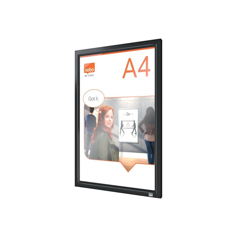 5028252620697-Nobo Impression Pro - Présentoir - montable sur mur - pour A4 - blanc, transparent - cadr-P_405159874_1-0