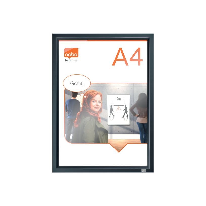 5028252620697-Nobo Impression Pro - Présentoir - montable sur mur - pour A4 - blanc, transparent - cadr-P_405159874_3-2
