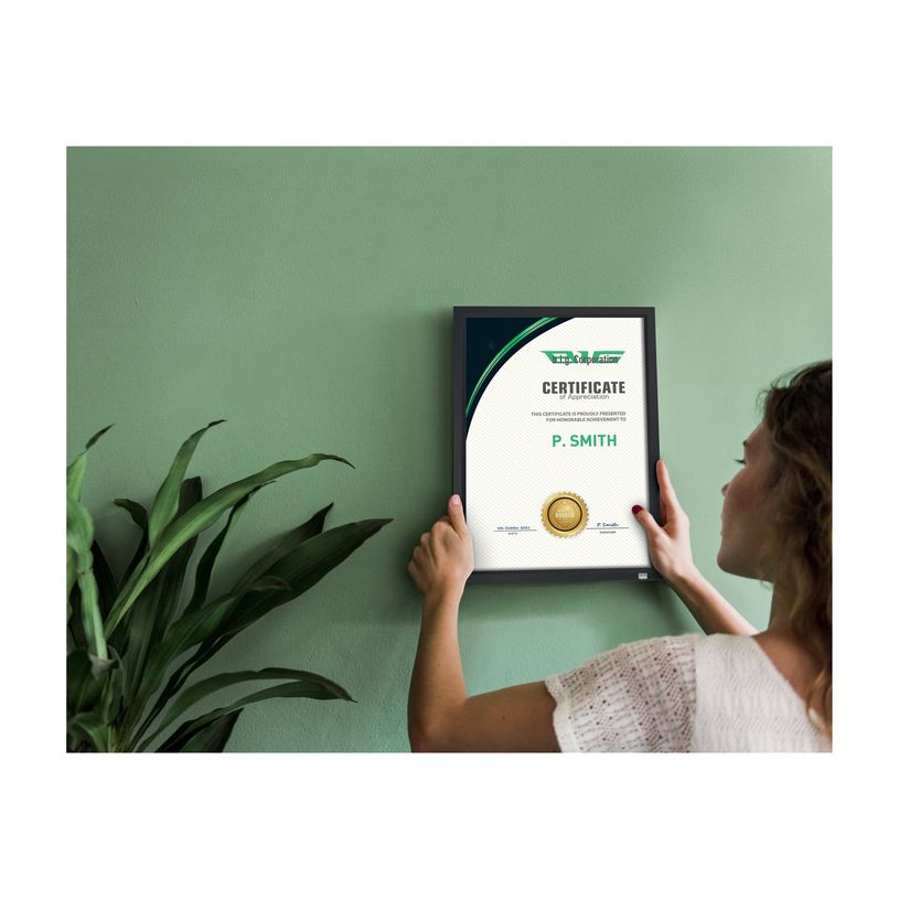 5028252620697-Nobo Impression Pro - Présentoir - montable sur mur - pour A4 - blanc, transparent - cadr-P_405159874_6-5