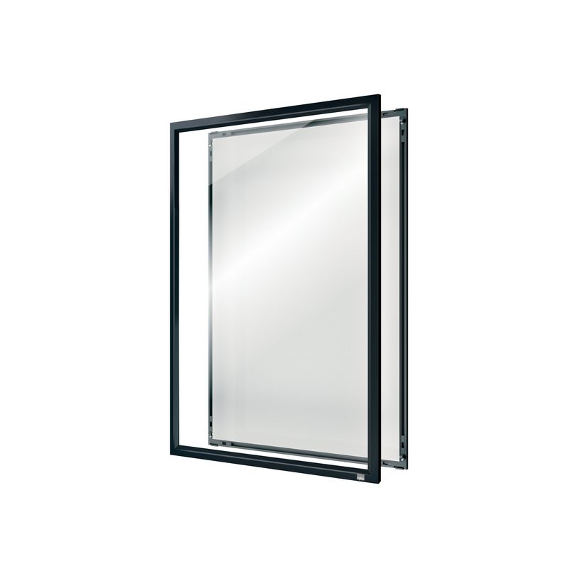 5028252620710-Nobo Impression Pro - Présentoir A3 - montable sur mur - blanc - cadre gris-P_405159875_1-0