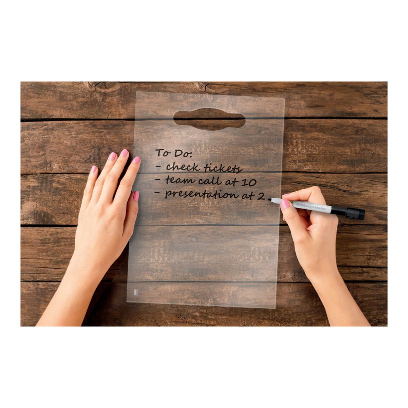 5028252621038-Nobo - Mini tableau blanc portable - A4 - bloc-notes de bureau effaçable à sec - acryliq-P_405159886_6-5