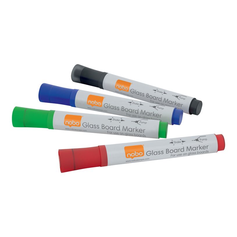 5028252526104-Nobo - marqueur - noir, rouge, bleu, vert (pack de 4)-P_405159907_2-1