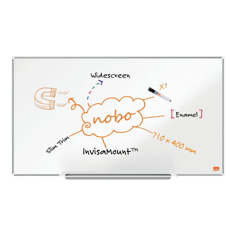 5028252609241-Nobo Impression Pro Widescreen 32" - tableau blanc - 400 x 710 mm - blanc-P_405159908_6-5