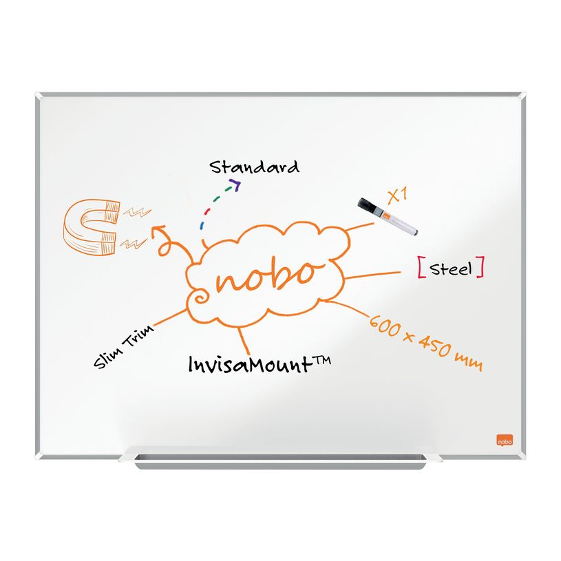 5028252613064-Nobo Impression Pro tableau blanc - 450 x 600 mm - blanc-P_405159918_6-5