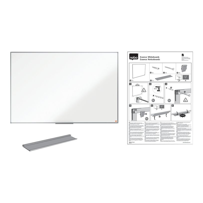 5028252504881-Nobo Basic tableau blanc - 900 x 600 mm - blanc-P_405159947_4-3