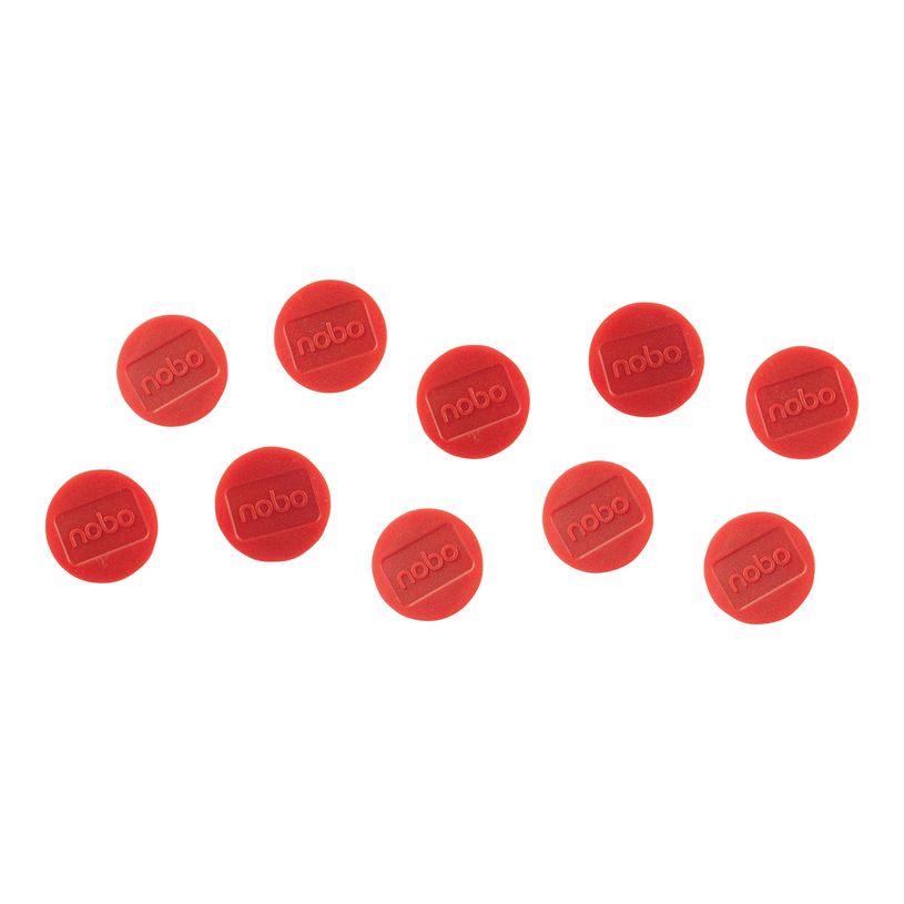 5028252611220-Nobo aimant - 3,2 cm de diamètre - rouge (pack de 10)-P_405159998_1-0
