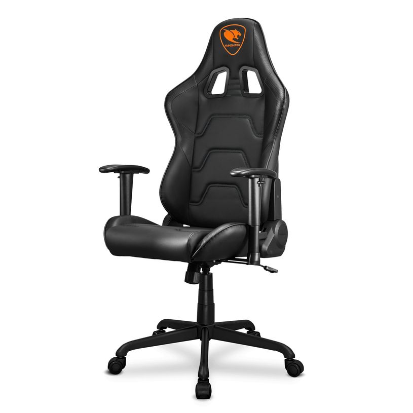 4710483775529-Fauteuil gamer ARMOR ELITE - accoudoirs réglables - appui-tête intégré - noir--5