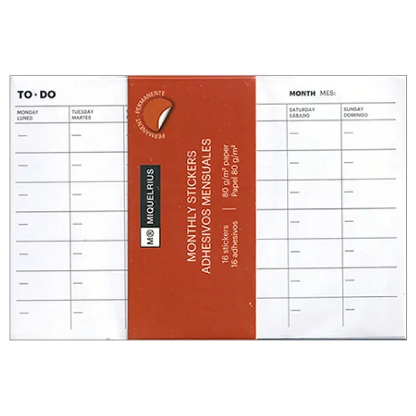 8422593281635-Miquelrius - Planificador mensual - Adhesivos mensuales permanentes 145 x 95 mm – 16 hojas--0
