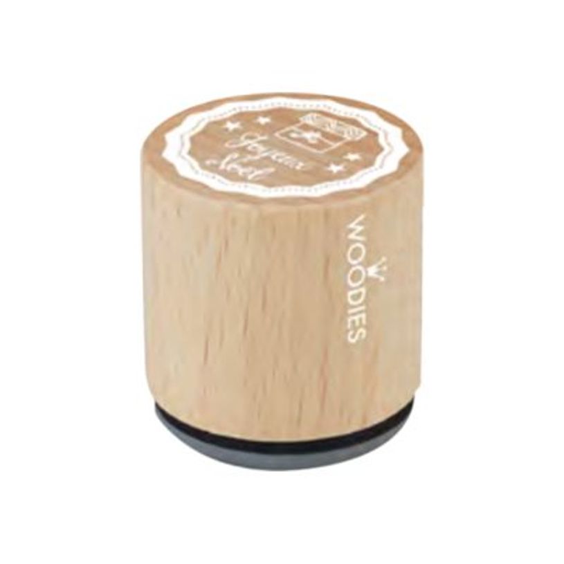 5420078603302-Woodies Christmas - Tampon encreur - Joyeux Noël cadeaux - 3 cm de diamètre - caoutchouc-P_405160636_1-0