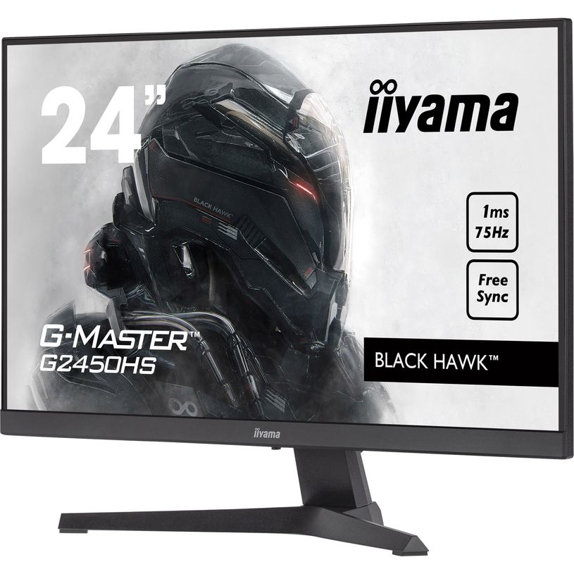 4948570121595-iiyama G-MASTER Black Hawk G2450HS-B1 - Ecran LED 24" - Full HD (1080p) - HDMI, DisplayPor-P_405160665_4-3