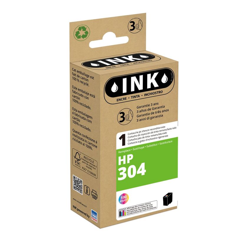 8720282010062-Cartouche compatible HP 304 - cyan, magenta, jaune - Ink-P_405160735_1-0