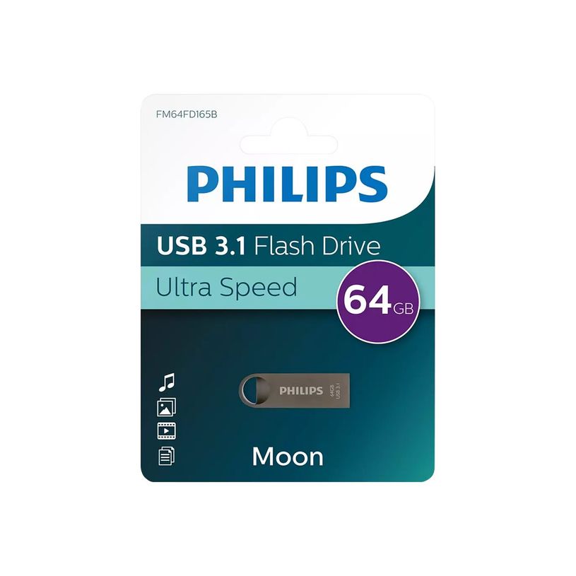 8719274667407-Philips FM64FD165B Moon edition 3.1 - Clé USB - 64 Go - USB 3.1-P_405160769_1-2