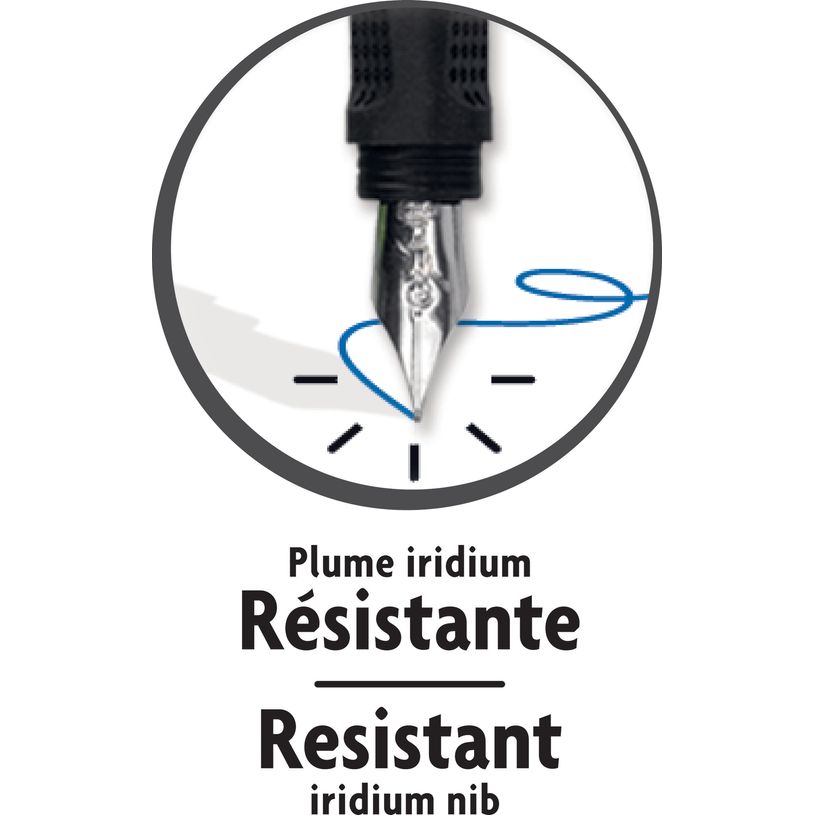 3086123713505-BIC Xpen Stylo-Plume Rechargeable Encre Bleue - corps rose chromé-P_405160897_4-3