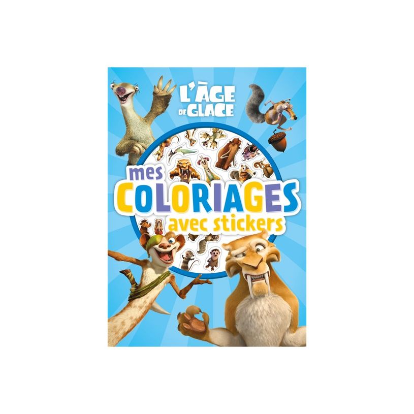 9782017191629-L'Âge de glace - Mes coloriages avec stickers - livre à colorier-P_405160925_2-0