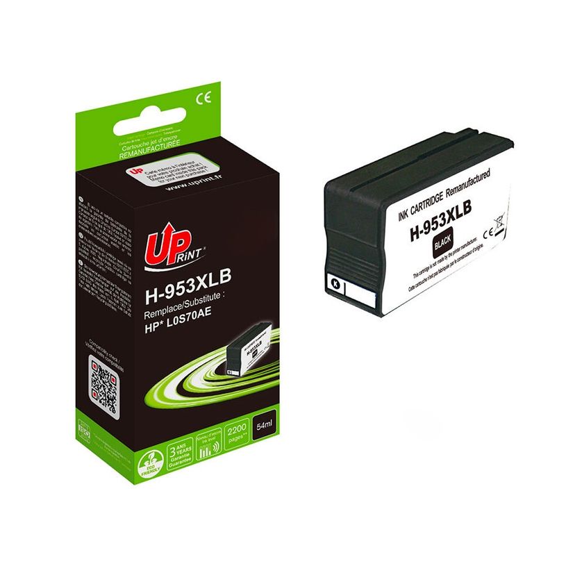 3584770904715-Cartouche remanufacturée HP 953XL - noir - UPrint--2