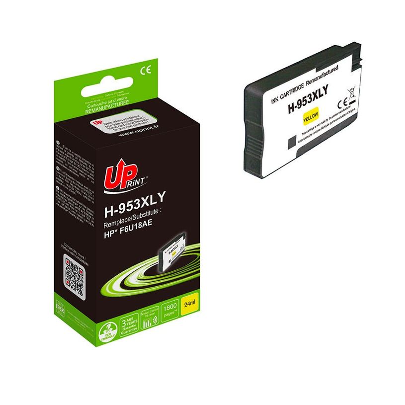 3584770904746-Cartouche remanufacturée HP 953XL - jaune - UPrint--2