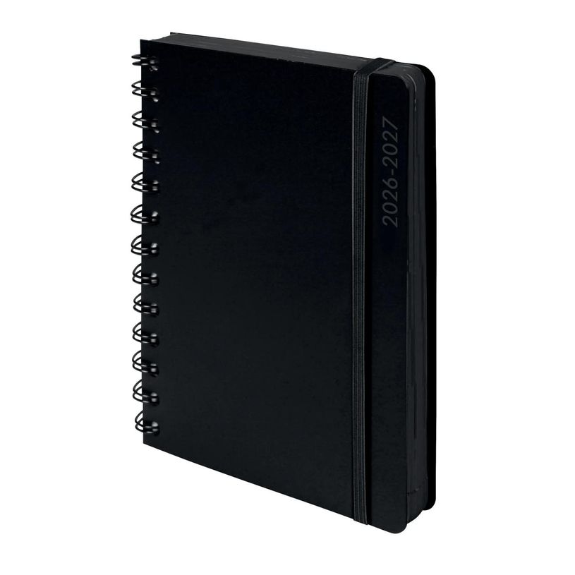 3660942061483-Agenda Black & Color - 1 jour par page - 12 x 17 cm - Noir - Exacompta--0