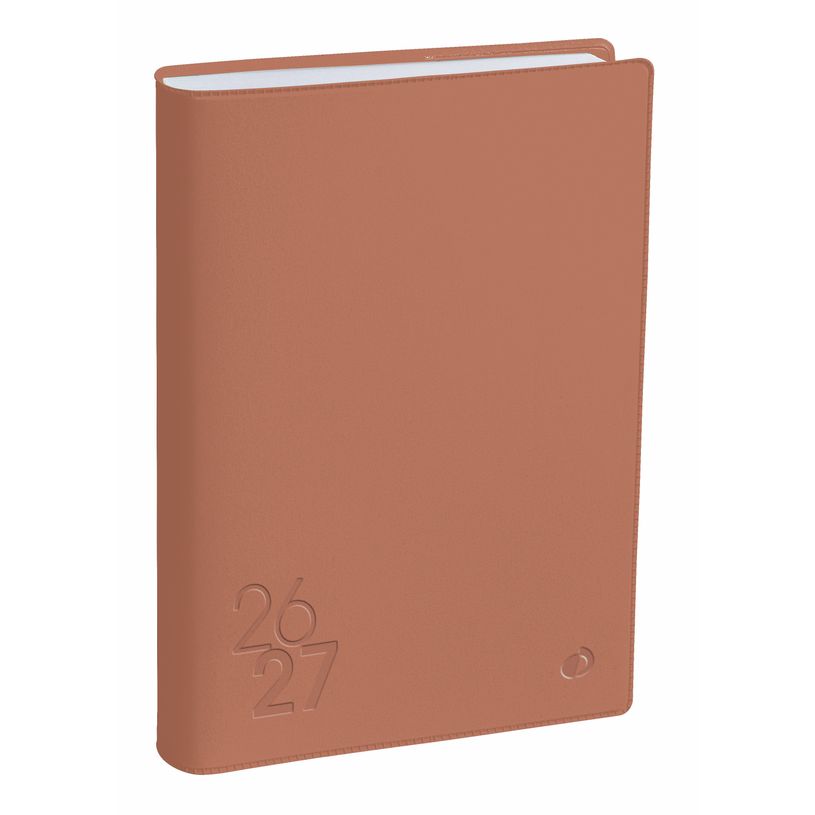 3371010512768-Quo Vadis - Agenda année scolaire - 2026-2027 - Eurotextagenda - Journalier - Multilingue - Touch - Rose - 12 mois de août à juillet - 12x17 cm - Papier Clairefontaine blanc - Fabri--0