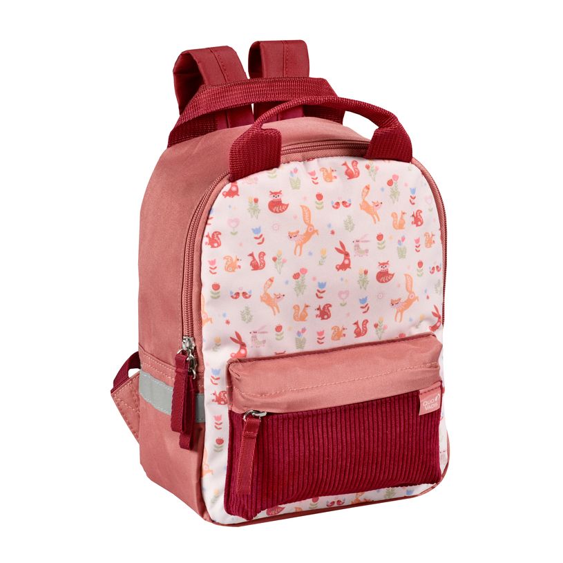 3371010509898-Quo Vadis - Sac à dos maternelle - Animascot - Multicolore - 27x20x11 cm - Toile (polyester) - 1 compartiment(s) - Avec bret--0